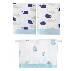 4pk Aden & Anais security blankets